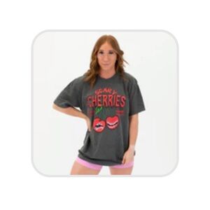 FLEO Scary Cherries Oversized Tee